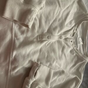 Women's Long Sleeve White Top